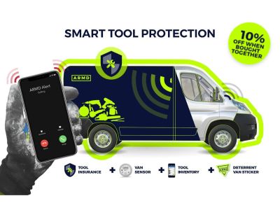 ARMD Guard Smart Van Alarm & Tracker + Tool Insurance + Tool Inventory App