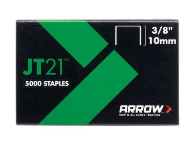 JT21 T27 Staples 10mm (3/8in) (Box 5000)