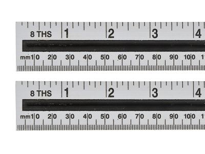 Aluminium Ruler 150mm (6in)