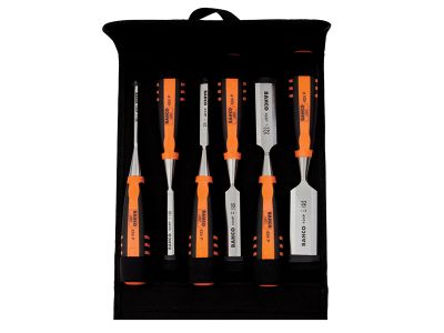 424-P Bevel Edge Chisel Set 6 Piece in Pouch