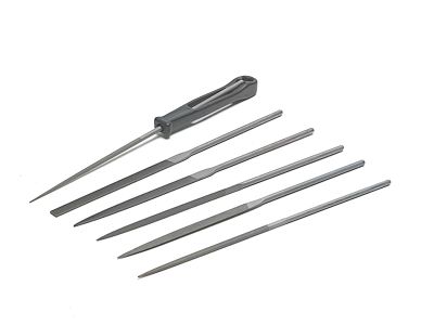2-470-16-2-0 Needle File Set of 6 Cut 2 Smooth 160mm (6.2in)