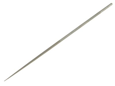 2-307-16-4-0 Round Needle File Cut 4 Dead Smooth 160mm (6.2in)