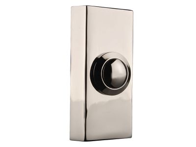 2204BC Wired Doorbell Additional Chime Bell Push Chrome