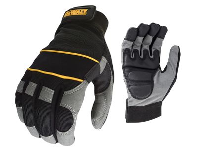 Power Tool Gel Gloves Black/Grey - Large