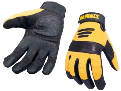 Synthetic Padded Leather Palm Gloves - Large