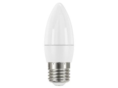 LED ES (E27) Opal Candle Non-Dimmable Bulb, Daylight 470 lm 5.2W