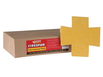 Firespan Intumescent Double Socket Pad (Box 20)