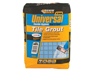 730 Uniflex Hygienic Tile Grout White 5kg
