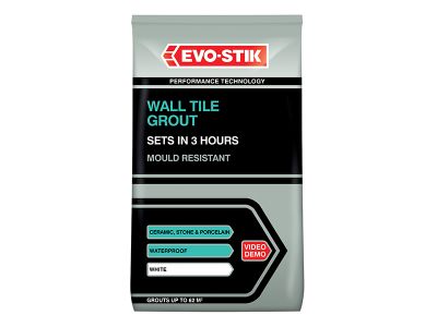 Wall Tile Grout Mould Resistant White 1.5kg
