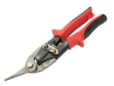 Red Compound Aviation Snips Left Cut 250mm (10in)
