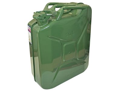 Green Steel Jerry Can 20 litre