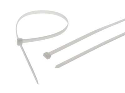 Heavy-Duty Cable Ties White 9.0 x 1200mm (Pack 10)