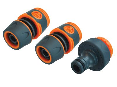 3/4in Plastic Hose Fittings Kit, 3 Piece