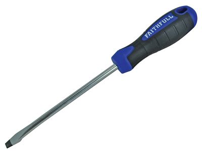 Soft Grip Screwdriver Flared Slotted Tip 10.0 x 200mm