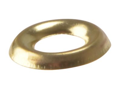 Screw Cup Washers Solid Brass Polished No.8 Bag 200