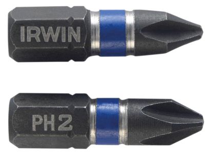 Impact Screwdriver Bits Phillips PH2 25mm (Pack 20)