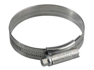 2X Zinc Protected Hose Clip 45 - 60mm (1.3/4 - 2.3/8in)