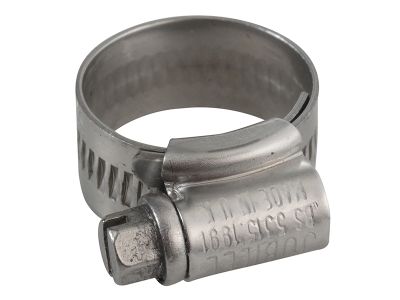 O Stainless Steel Hose Clip 16 - 22mm (5/8 - 7/8in)