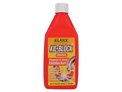 Kil-Block Original Plughole & Drain Unblocker 500ml