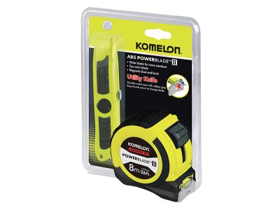 PowerBlade™ II Pocket Tape 8m/26ft (Width 27mm) with Knife