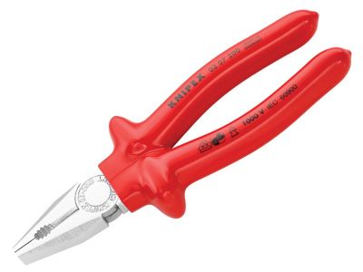 VDE Combination Pliers Dipped Handles 200mm