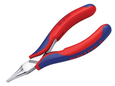Flat Jaw Electronics Pliers Multi-Component Grip 115mm