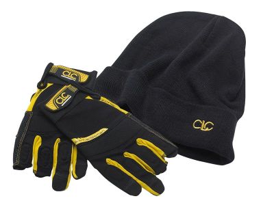 CLC ProTradesman Fingerless Gloves + Beanie Hat