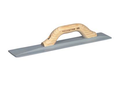 M145 Square Ended Magnesium Float, Shaped Wooden Handle 16 x 3.1/8in