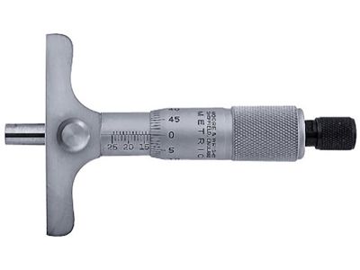 890M Fixed Type Depth Micrometer 0-25mm/0.01mm