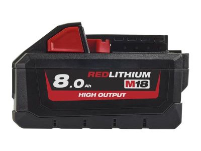 M18 HB8 HIGH OUTPUT™ Slide Battery Pack 18V 8.0Ah Li-ion