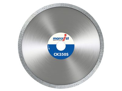 CK350 Smooth Rim Diamond Blade Tile Cut 125 x 22.2mm