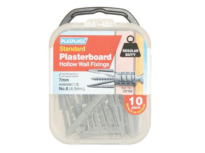 CF 104 Standard Plasterboard Fixings Pack of 10