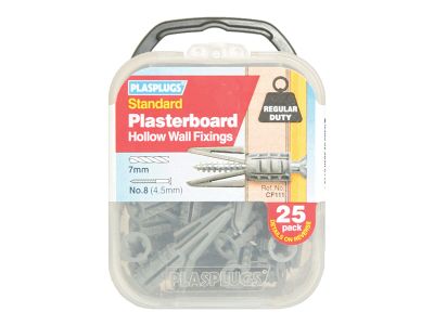 CF 111 Standard Plasterboard Fixings Pack of 25