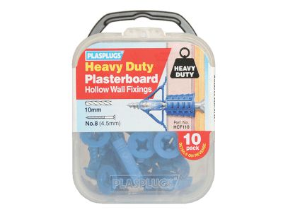 HCF110 Heavy-Duty Plasterboard Fixings Pack of 10