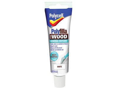 Polyfilla For Wood General Repairs Tube White 75g