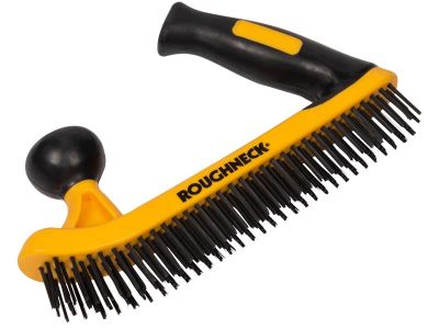 Two-Handed Wire Brush Soft-Grip