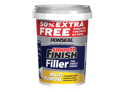 Smooth Finish Multipurpose Wall Filler Ready Mixed 600g +50%