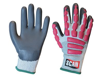 Anti-Impact Latex Cut 5 Gloves - M (Size 8)