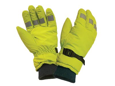 Hi-Visibility Gloves  Yellow - L (Size 9)