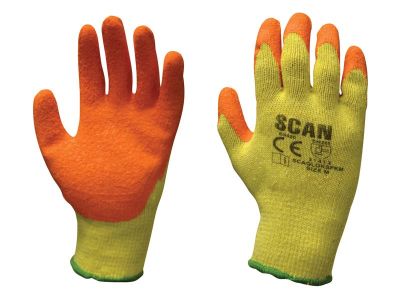 Knitshell Latex Palm Gloves - L (Size 9)