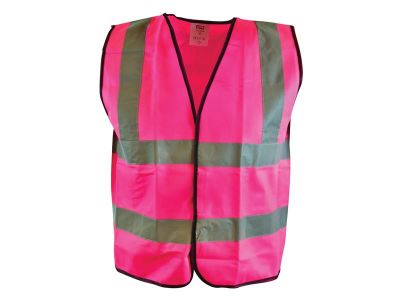 Hi-Vis Pink Waistcoat - L (44in)