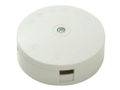 White 30A 3-Terminal Junction Box Clam Pack