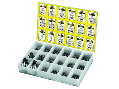 Insert Bits & Magnetic Bit Holders Assorted Tray, 200 Piece