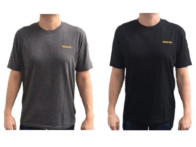 T-Shirt Twin Pack Grey & Black - L
