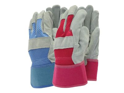 TGL106S All Round Rigger Gloves Navy/Red Ladies' - Small