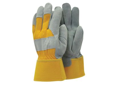 TGL409 Men's Leather Palm Gloves - One Size