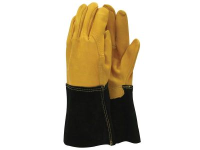 TGL415 Men's Heavy-Duty Leather Palm Gauntlet - One Size