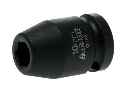 Impact Socket Hexagon 6-Point 1/2in Drive 10mm