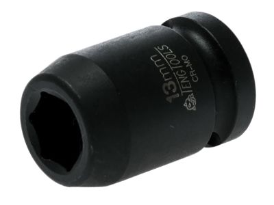 Impact Socket Hexagon 6-Point 1/2in Drive 13mm