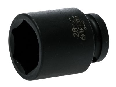 Impact Socket Hexagon 6-Point 1/2in Drive 28mm